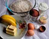 Foto del paso 1 de la receta: Bizcocho de plátano y chocolate