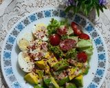 Gambar langkah 3 resipi Salad Telur Rebus & Avocado.