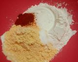 A picture of step 1 of Ribbon Pakoda.