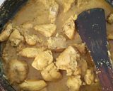 A picture of step 6 of Chicken korma.