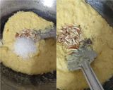 A picture of step 4 of Sooji Sheera.