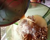 A picture of step 2 of Lotus biscoff biscuit truffle.