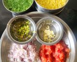 A picture of step 2 of Double Tadka Lasooni Palak Yellow Moongdal - Dhaba-Style.