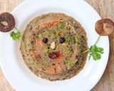 A picture of step 5 of Amaranth (Rajgira) Upma.