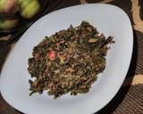 Ground beef with spinach and fresh tomatoes #allstarscontest recipe step 4 photo