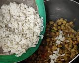 A picture of step 4 of Protein poha.