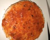 A picture of step 4 of Pocket bread pav bhaji pizza.