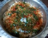 A picture of step 2 of Chicken tikka masala biryani.