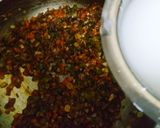 A picture of step 3 of Manchow soup.