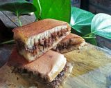 Foto langkah ke 3 dari resep Martabak manis teflon no telur no proofing.