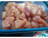 A picture of step 1 of Malai boti Box patties.