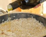 Foto del passaggio 6 della ricetta Risotto con Aragasta e Carpaccio di Salmone Selvaggio