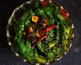 লেহসুনি পালং(lahsuni palak recipe in bengali) রেসিপি ধাপ - 4 ছবি