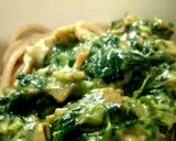 Foto del paso 7 de la receta: Pesto en espinacas, jamón y champiñones 🍄