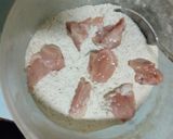 A picture of step 5 of Double breaded Cola chicken popcorn.