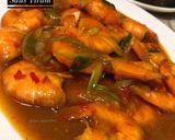 Foto langkah ke 5 dari resep Udang Pedas Saus Tiram.