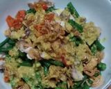 Foto langkah ke 5 dari resep Ayam suir Jukut Bejek (sayur remes).