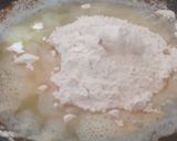 A picture of step 1 of Wheat flour halwa atte ka halwa.