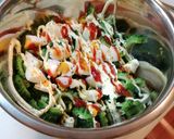 Foto langkah ke 2 dari resep Salad Pare Telur saus Mayones.