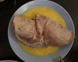 Foto langkah ke 3 dari resep Chicken Cordon Bleu tanpa Ham.