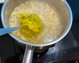 A picture of step 3 of Coconut Milk Pumpkin Soup with Dumplings.