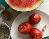 Foto del paso 1 de la receta Gazpacho de sandía 🍉/meló d’Alger.. Fresco, fresquísimo !!