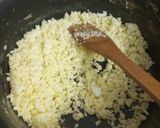 A picture of step 1 of Egg halwa.