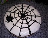 Foto del paso 8 de la receta: Bizcocho telaraña de zanahoria para Halloween