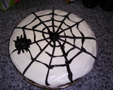 Foto del paso 8 de la receta: Bizcocho telaraña de zanahoria para Halloween