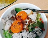Hình bước làm 4 của món Bún mọc