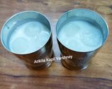 A picture of step 1 of Curd (Lassi).
