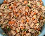 Foto del paso 4 de la receta: Yakimeshi con pollo