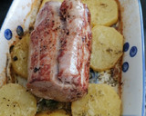 Foto del paso 7 de la receta: Solomillo de cerdo al horno con patatas
