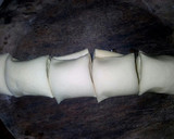 A picture of step 3 of Soft chapati served with beans.
