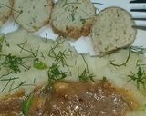 Une image de l'étape 4 de Boudin blanc accompagné avec une purée de pommes de terre 🥔.