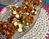 A picture of step 4 of Chana chikki (Chickpea Brittle).