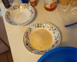 A picture of step 4 of Chicken parmesan.