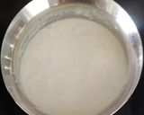 A picture of step 1 of Curd rice.