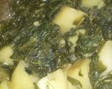 A picture of step 4 of Alo Palak soya methi.