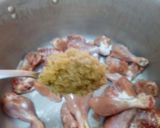 A picture of step 3 of Kache Ghosht Ki Biryani.