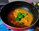 A picture of step 8 of Kadhai Paneer.