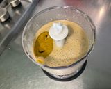 Une image de l'étape 8 de Marinade moutarde ail chèvre basilic au bouillon de champignons.