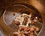 A picture of step 3 of Kaddu Halwa(pumpkin).
