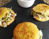 Foto del paso 7 de la receta Arepas de kebab con salsa de yogurt