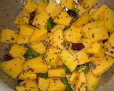 A picture of step 1 of Moringa Pumpkin khichdi.