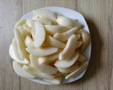 Une image de l'étape 1 de Tatin de poires et zeste de citron Bio.