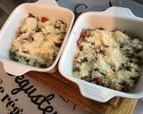 Une image de l'étape 3 de Poivrons farcis bœuf champignons au parmesan.