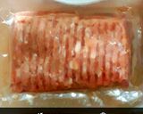 รูปขั้นตอนการทำที่ 1 ของ เต้าหู้ทอด (เต้าหู้พัฟ) ยัดไส้เนื้อหมูบด Stuffed crispy stuffed tofu puffs with mince pork