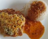 Foto del paso 6 de la receta: Pollo empanizado con queso en salsa de tomate