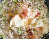 Pas rețetă Risotto galben cu cârnați proaspeți și mazăre 3 fotografie